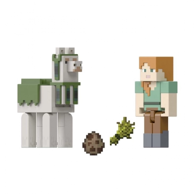 Minecraft Alex a Lama figurka