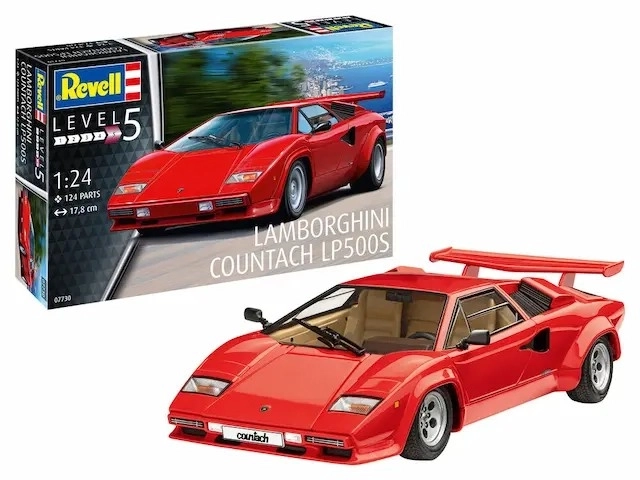 Plastikový model Lamborghini Countach LP500 1/24