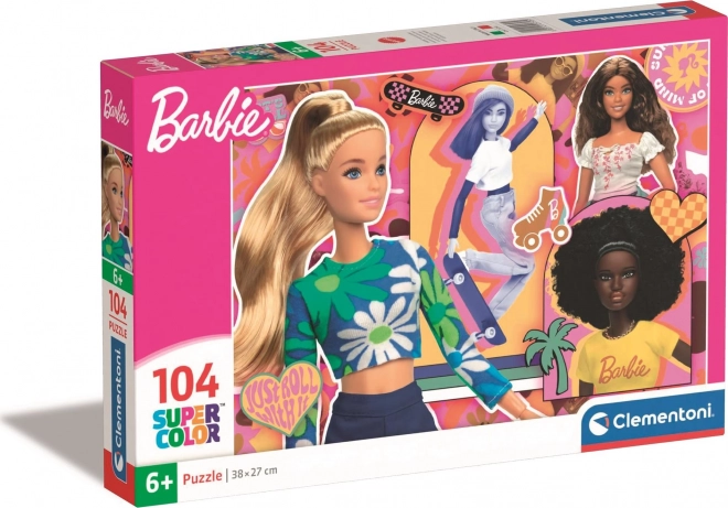 CLEMENTONI Puzzle Barbie 104 dílků