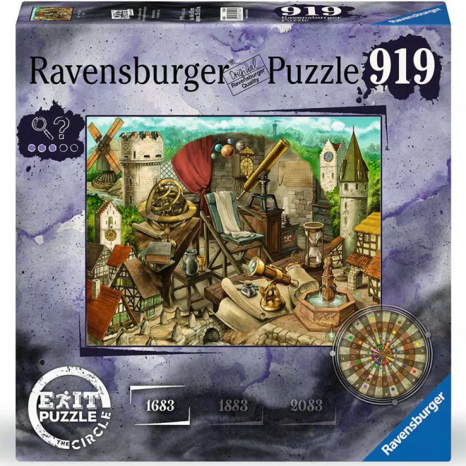 RAVENSBURGER Únikové EXIT puzzle Kruh: Anno 1683, 919 dílků
