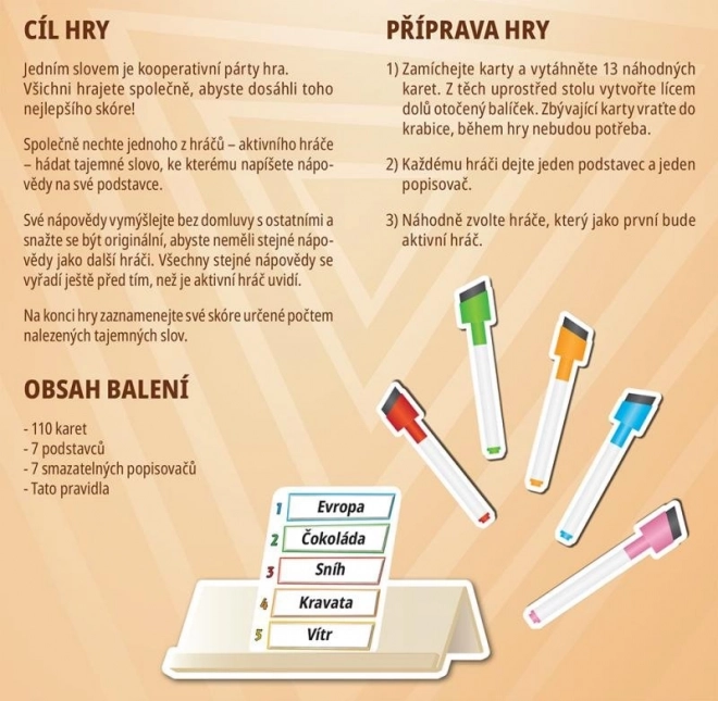 Jedním slovem - párty hra