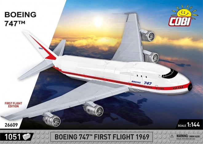 COBI 26609 Boeing 747 First Flight 1969, 1:144, 1051 k