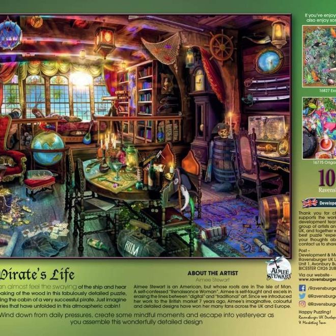 Ravensburger puzzle Pirátský život 1000 dílků