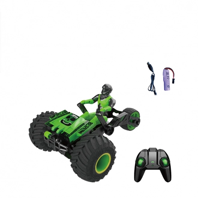 Zelená transformující se RC tříkolka