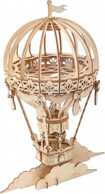 Horkovzdušný balón  - 3D dřevěná stavebnice