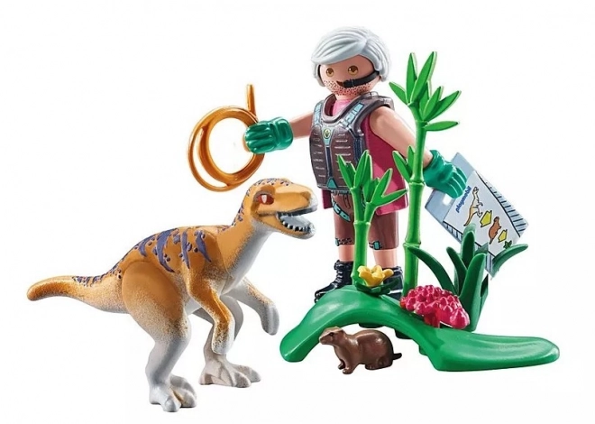 Zvířecí sada s velociraptorem