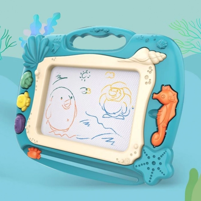 Magnetická kreslicí tabulka Woopie Oceán zelená