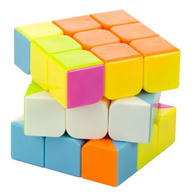 Puzzle kostka 3 x 3 neon