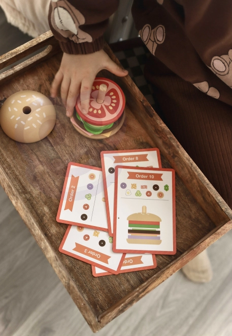 Dřevěná burgerová restaurace WOOPIE GREEN pro děti