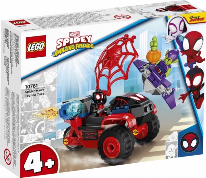LEGO Spider-Man 10781 Miles Morales: Spider-Man a jeho techno tříkolka