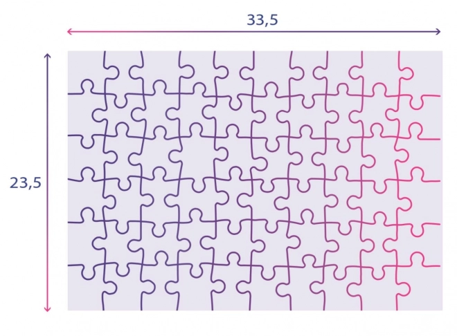 CLEMENTONI Puzzle Prasátko Pepina 60 dílků