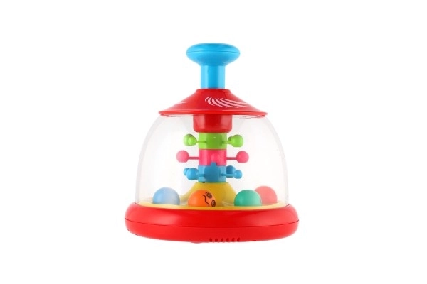 Kolotoč s míčky plast 18cm v krabici 18x23x17cm 6m+