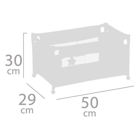 DeCuevas 50047 Cestovní postýlka pro panenky PIPO 2022