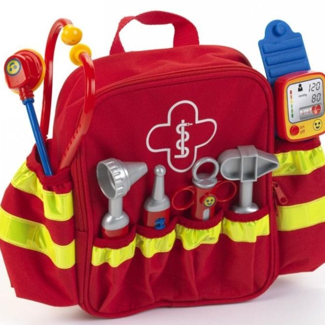 Zdravotnický batoh s příslušenstvím pro malé záchranáře