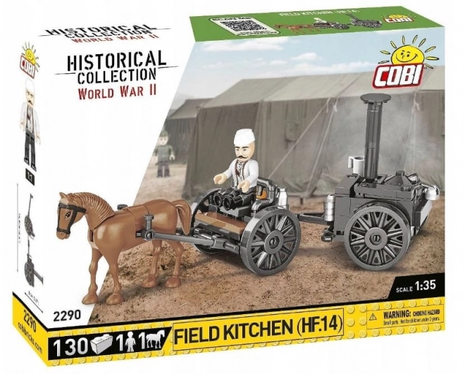 COBI 2290 II WW Polní kuchyně HF.14, 1:35, 130 k, 2 f