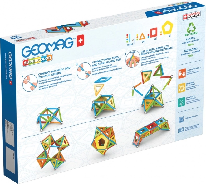 Geomag Supercolor 114 dílků