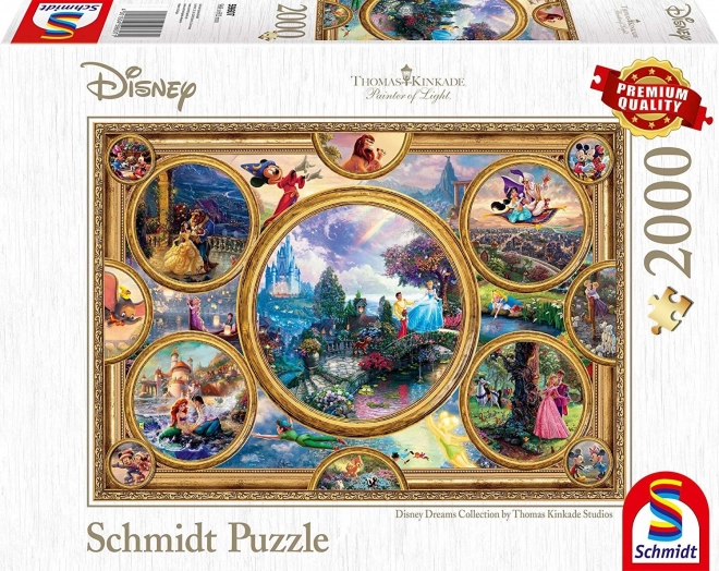 Puzzle Disney koláž 2000 dílků