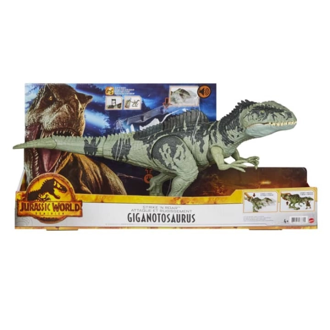 Jurský svět Útok a řev Velký dinosaurus figurka