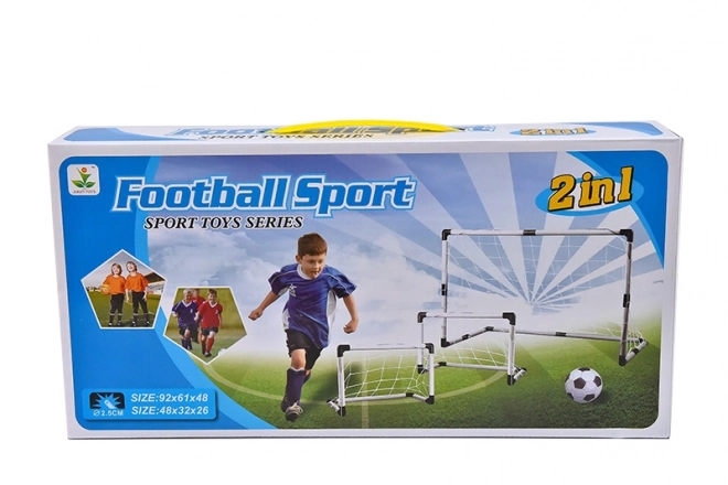 Fotbalová branka 2v1