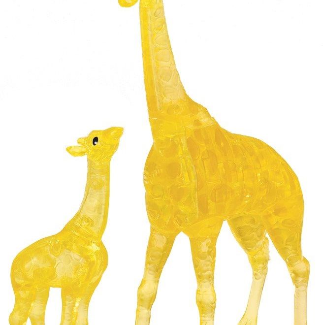 HCM KINZEL 3D Crystal puzzle Žirafa s mládětem 38 dílků