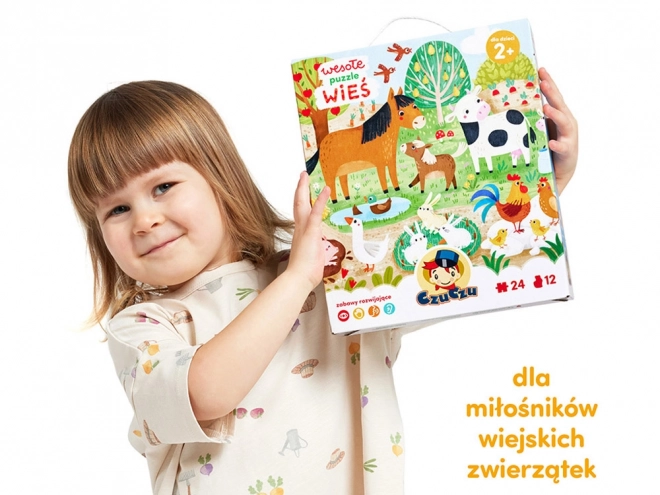 Veselé puzzle 24 dílků