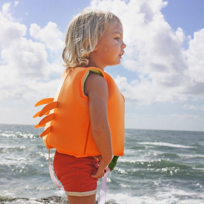 Plavecká vesta (2-3 roky) - Sonny the Sea Creature Neon Orange