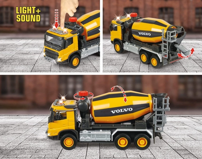 Majorette vozidlo G.S. Volvo míchačka na beton 19 cm