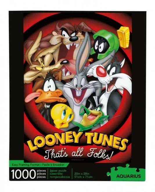 AQUARIUS Puzzle Looney Tunes: To je vše, přátelé! 1000 dílků