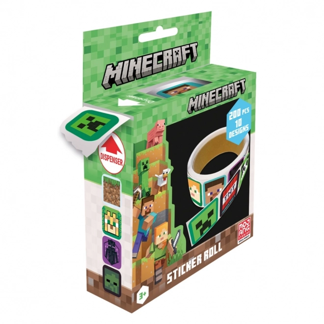 Minecraft sada samolepek