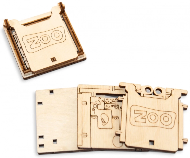 Wooden City 3D puzzle hlavolam mini Zoo