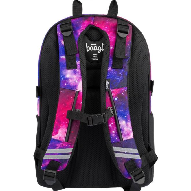 BAAGL Školní batoh Skate Galaxy