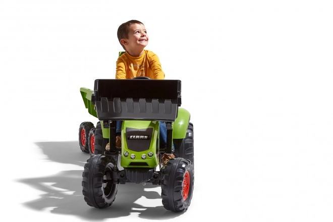 Traktor Claas Axos šlapací - s přední i zadní lžící + valník