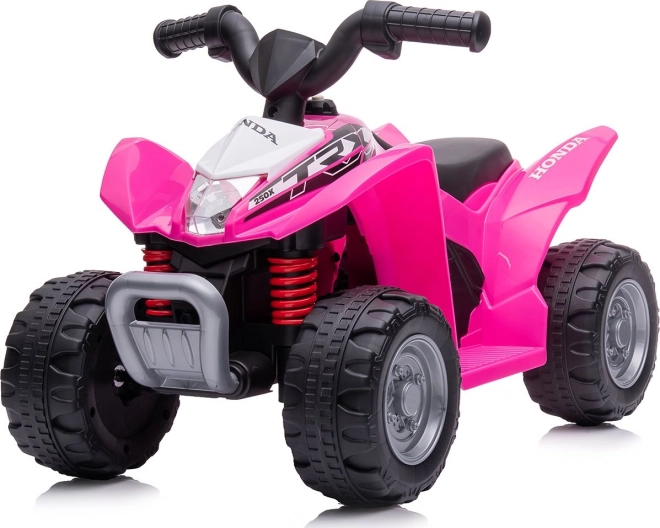 CHIPOLINO Elektrické vozítko Čtyřkolka 6V Honda s melodiemi ATV Pink