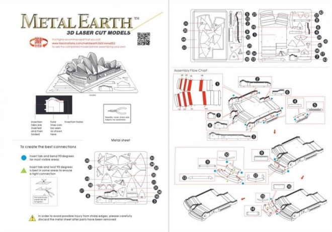 METAL EARTH 3D puzzle Opera v Sydney