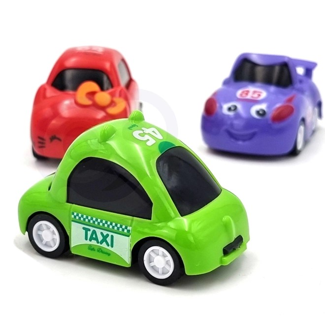 Parkovací garáž s autodráhou a čerpací stanicí Woopie
