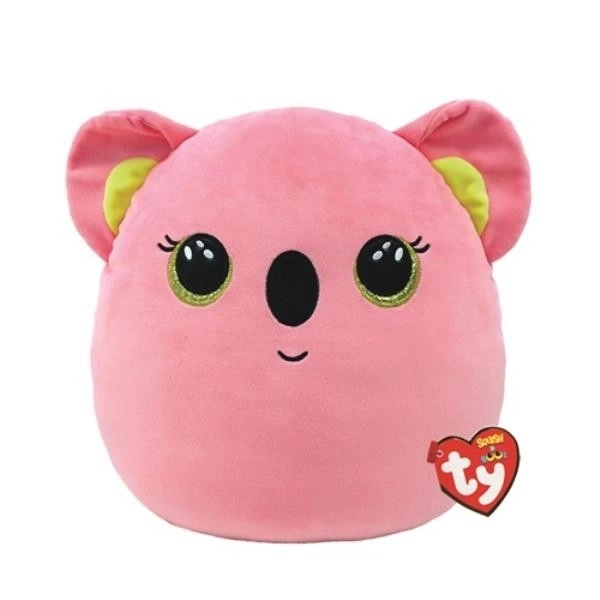 Polštářek maskot TY Koala Poppy růžový 22 cm