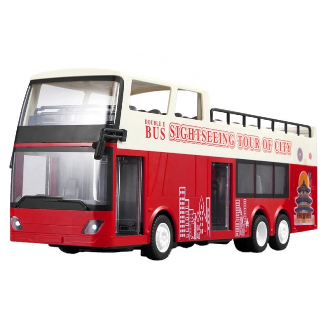 Dálkově ovládaný RC autobus 1:18 Double Eagle (červený) E640-003