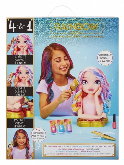 Stylingová hlava Rainbow High