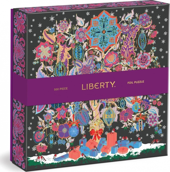 GALISON Čtvercové puzzle Liberty: Vánoční strom života 500 dílků