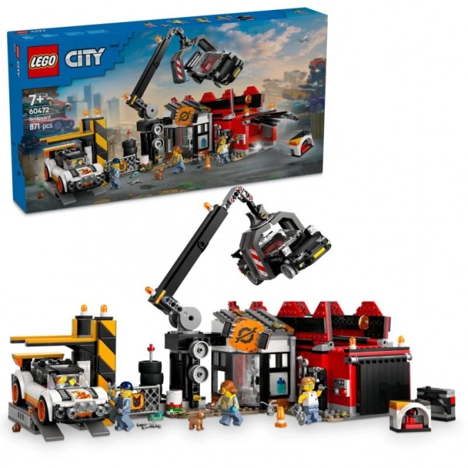 Lego City Zlomoviště s auty