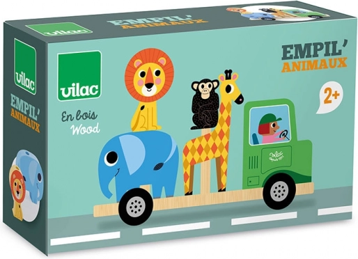 Vilac Dřevěná hračka Safari s motivy Ingela P. Arrhenius