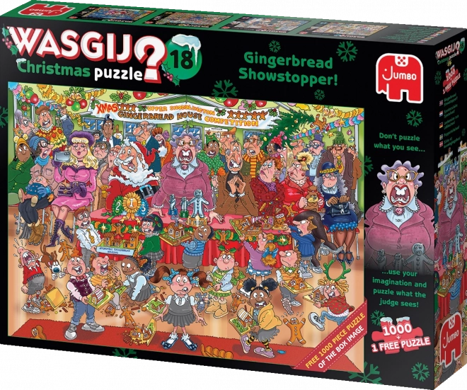 JUMBO Puzzle WASGIJ Christmas 18: Perníková přehlídka! 2x1000 dílků