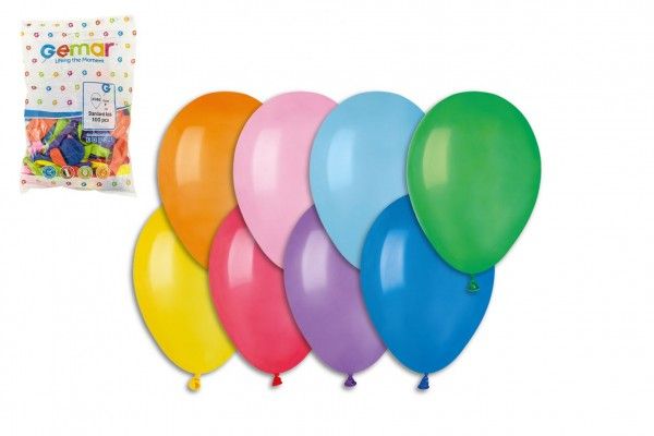 Nafukovací balónky - Barevný mix 21 cm 100 ks