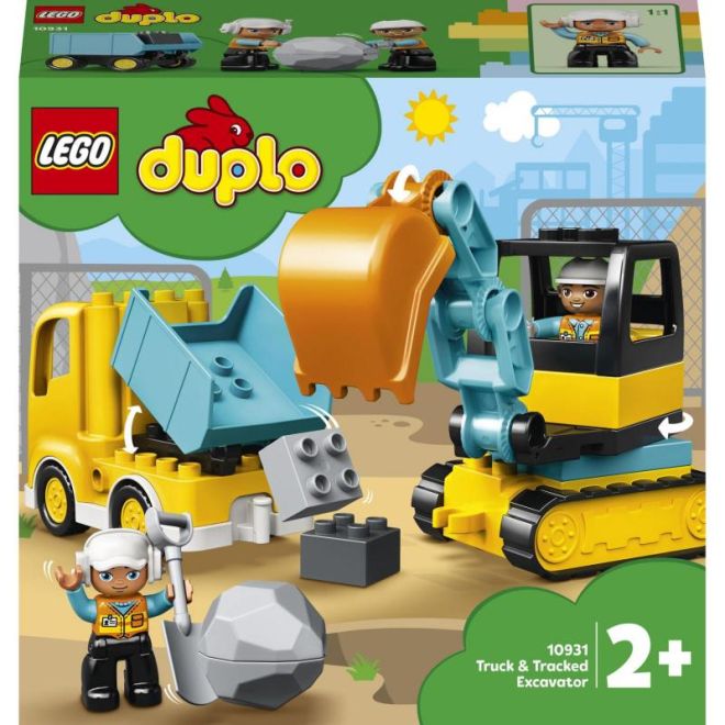LEGO Duplo 10931 Náklaďák a pásový bagr