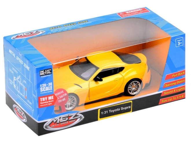 Toyota GR Supra kovové autíčko 1:31