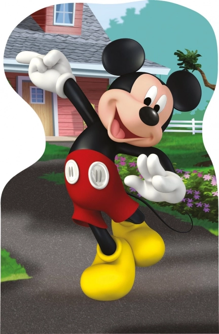 Puzzle Mickey ve městě 4x54 dílků