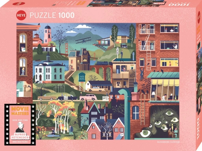 Puzzle Movie Masters: Filmy Alfreda Hitchcocka 1000 dílků