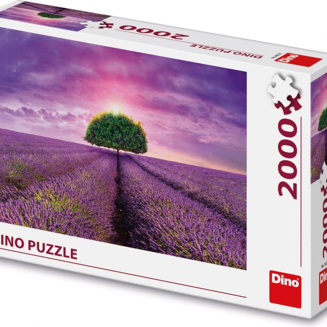 DINO Puzzle Levandulové pole 2000 dílků