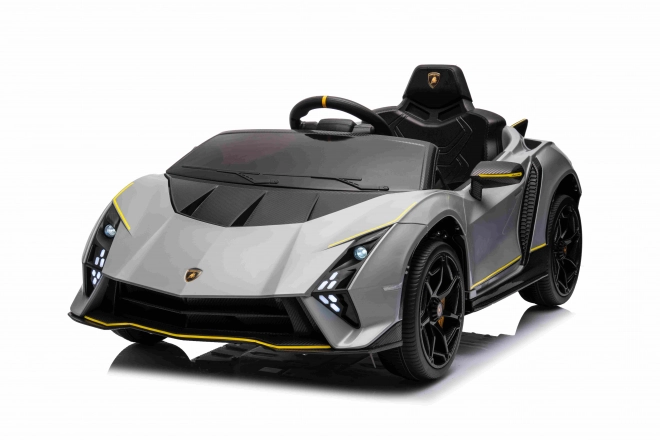 Dětské elektrické autíčko Lamborghini Invencible šedé