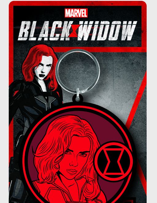 Klíčenka gumová Marvel - Black Widow